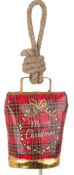 Hot Bizzotto PENDAGLIO WENDI CAMPANA TARTAN MERRYXMAS