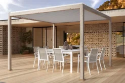 Best Bizzotto PERGOLA OCEAN 3.6X3.6 RUSTIC-BIANCO