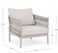 Clearance Bizzotto POLTRONA MOON WG24 - FLORENCIA