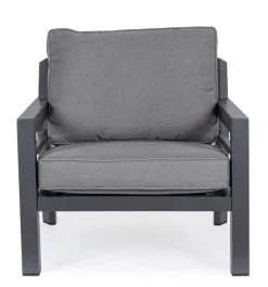 Clearance Bizzotto POLTRONA ANTRACITE PG61 - HENDRIX