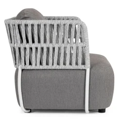 Clearance Bizzotto POLTRONA BIANCO/GRIGIO - PALMER