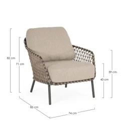 Best Bizzotto POLTRONA C-C IVISSA ANTRACITE