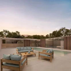 Outlet Bizzotto POLTRONA C-C KOBO AQUA - FSC