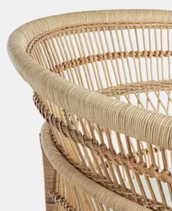 Hot Bizzotto POLTRONA CON CUSCINO IN FIBRE NATURALI - JOSEFINA