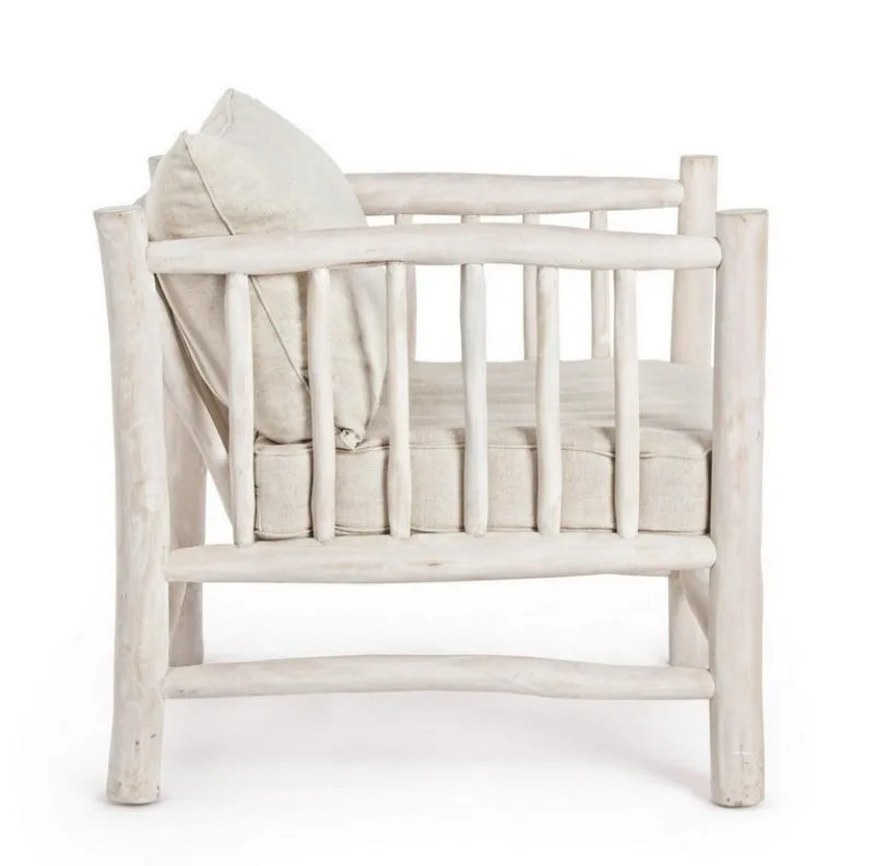 Bizzotto POLTRONA CON CUSCINO IN TEAK - SAHEL