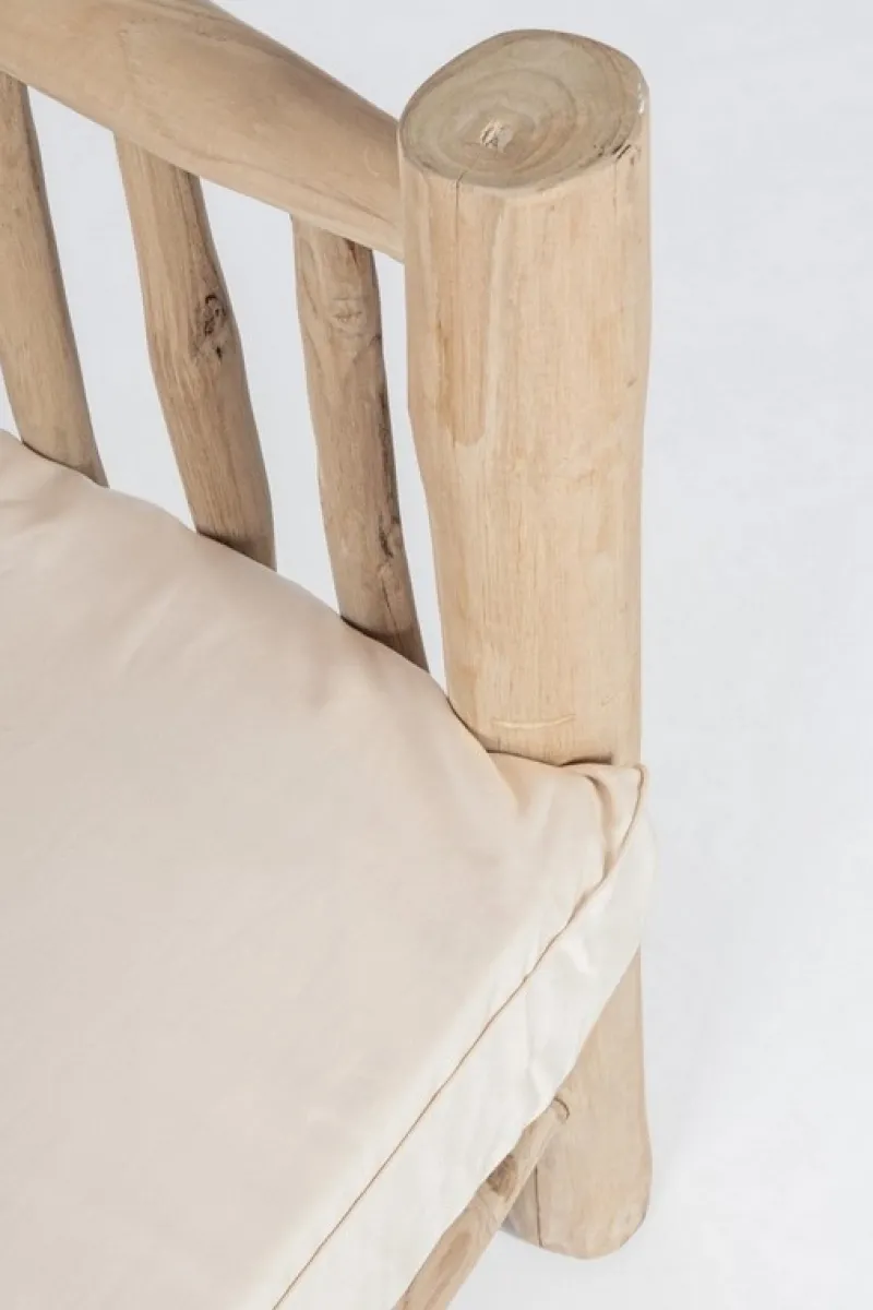 Hot Bizzotto POLTRONA CON CUSCINO IN TEAK - SAHEL