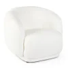 Best Bizzotto POLTRONA EFFETTO BOUCLE' BIANCO - TECLA