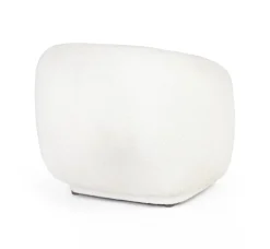 Best Bizzotto POLTRONA EFFETTO BOUCLE' BIANCO - TECLA