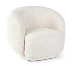 Hot Bizzotto POLTRONA EFFETTO BOUCLE' NATURALE - TECLA