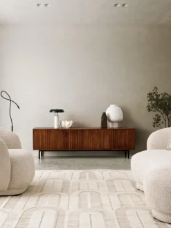 Hot Bizzotto POLTRONA EFFETTO BOUCLE' NATURALE - TECLA