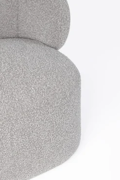 Outlet Bizzotto POLTRONA EFFETTO BUCLE' GRIGIO - BABILA