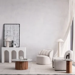 Clearance Bizzotto POLTRONA EFFETTO BUCLE' NATURALE - BASSILLA