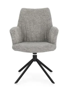 Sale Bizzotto POLTRONA GIREVOLE ALEXANDER GRI CENERE