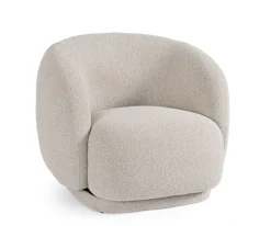 Sale Bizzotto POLTRONA GIREVOLE BRITTANY NATURALE