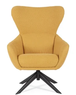 Clearance Bizzotto POLTRONA GIREVOLE HAILEY SENAPE