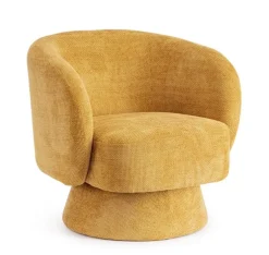 Hot Bizzotto POLTRONA GIREVOLE JULIENNE SENAPE