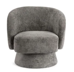 Hot Bizzotto POLTRONA GIREVOLE JULIENNE GRIGIO SCURO