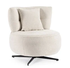 Clearance Bizzotto POLTRONA GONNIE ECRU' PUNTINATO