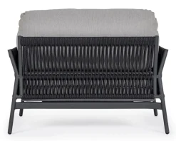 Best Bizzotto POLTRONA IN ALLUMINIO ANTRACITE QS22/GRAPHITE- PARDIS