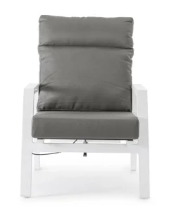 Outlet Bizzotto POLTRONA IN ALLUMINIO BIANCO JX11 - KLEDI