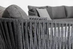 New Bizzotto POLTRONA IN CORDA PER ESTERNO ANTRACITE WG21 - FLORENCIA