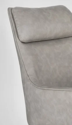 Bizzotto POLTRONA IN ECOPELLE TORTORA - LAWRENCE