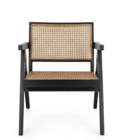 Best Bizzotto POLTRONA IN LEGNO NERO - GALIA