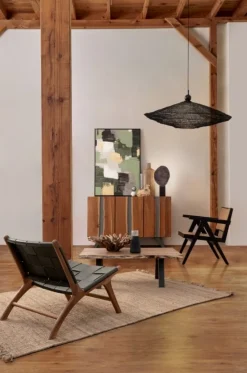 Best Bizzotto POLTRONA IN LEGNO NERO - GALIA