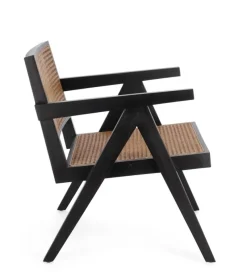 Best Bizzotto POLTRONA IN LEGNO NERO - GALIA