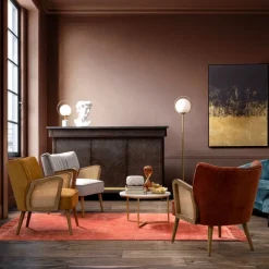 Bizzotto POLTRONA IN LEGNO SENAPE - VIRNA