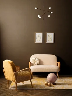 Online Bizzotto POLTRONA IN LEGNO SENAPE - DALIDA