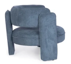 Sale Bizzotto POLTRONA IN TESSUTO BLU - AISHA