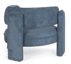 Sale Bizzotto POLTRONA IN TESSUTO BLU - AISHA