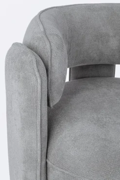 Hot Bizzotto POLTRONA IN TESSUTO GRIGIO - AISHA