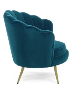 Clearance Bizzotto POLTRONA IN VELLUTO BLU - GILIOLA