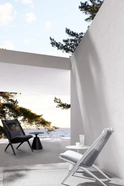 Bizzotto POLTRONA LOUNGE IN CORDA PER ESTERNO BIANCA XK03 - ALOHA NEW