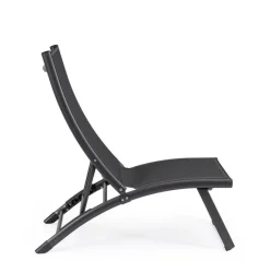 Bizzotto POLTRONA LOUNGE RECLINABILE GRIGIO SCURO - TAYLOR