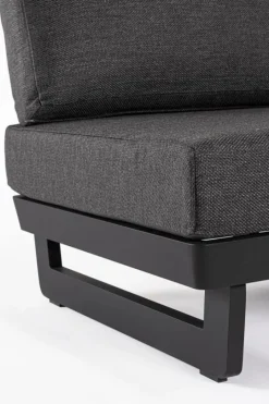 Clearance Bizzotto POLTRONA MODULARE IN ALLUMINIO ANTRACITE WG21 - INFINITY