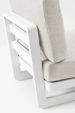 New Bizzotto POLTRONA MODULARE IN ALLUMINIO BIANCO WG20 - INFINITY