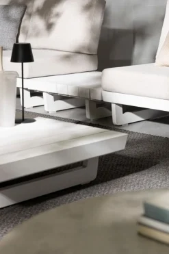 New Bizzotto POLTRONA MODULARE IN ALLUMINIO BIANCO WG20 - INFINITY