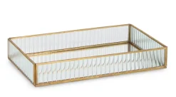 Sale Bizzotto PORTAGIOIE TEHRI RIGHE TRASP ORO 32,5x21