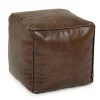 Best Bizzotto POUF IN PELLE MARRONE - MENDEZ