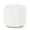 New Bizzotto POUF IN TESSUTO BIANCO - KAROLINA