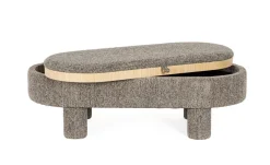 New Bizzotto POUF TANYA C-VASS OVALE GRIGIO