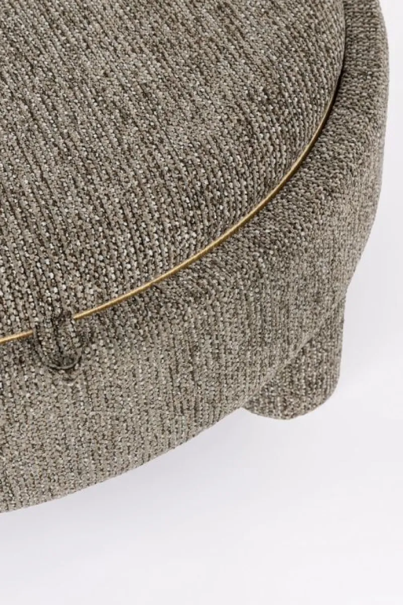 New Bizzotto POUF TANYA C-VASS TONDO GRIGIO