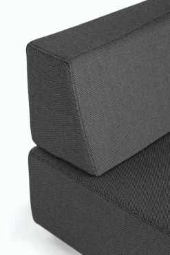 Clearance Bizzotto SALOTTO ANGOLARE IN TESSUTO PER ESTERNO ANTRACITE - PIPER