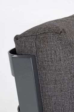 Outlet Bizzotto SALOTTO IN ALLUMINIO ANTRACITE JX55 - TRUMAN