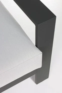 Hot Bizzotto SALOTTO IN ALLUMINIO ANTRACITE YK13 - BALTIC