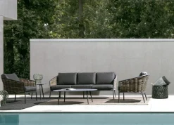 Hot Bizzotto SALOTTO IN FIBRA SINTETICA ANTRACITE YK13 - MARIBELA