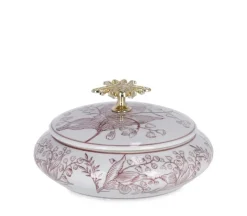 Outlet Bizzotto SCATOLA CAI C-TAPPO TO ROSSO BIANCO D18